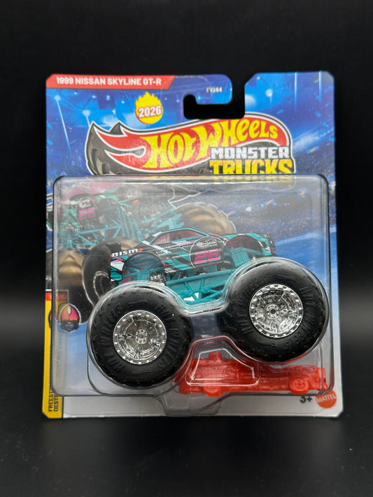 HOT WHEELS MONSTER TRUCKS - 1999 NISSAN SKYLINE GT-R