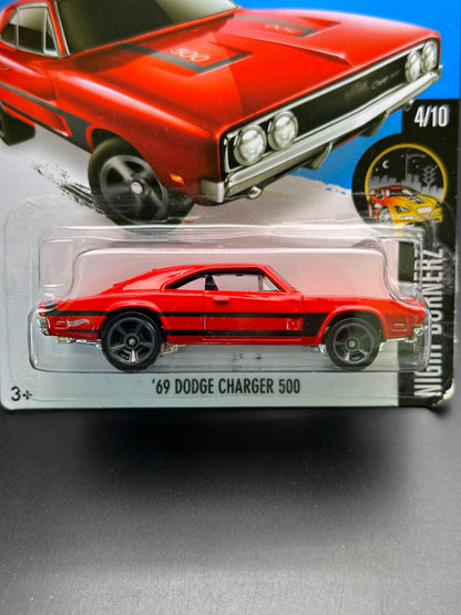 HOT WHEELS - 69 DODGE CHARGER 500 (2016) - HW NIGHTBURNERZ 4/10