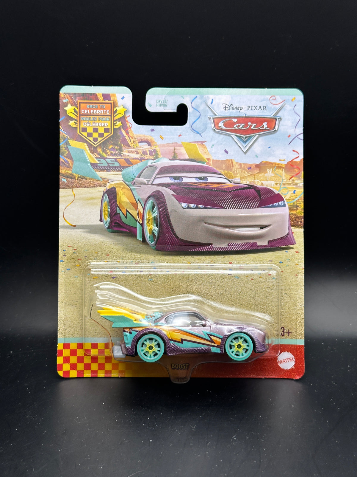 DISNEY PIXAR CARS 20th ANNIVERSARY - BOOST - RACE TO CELEBRATE - DIECAST