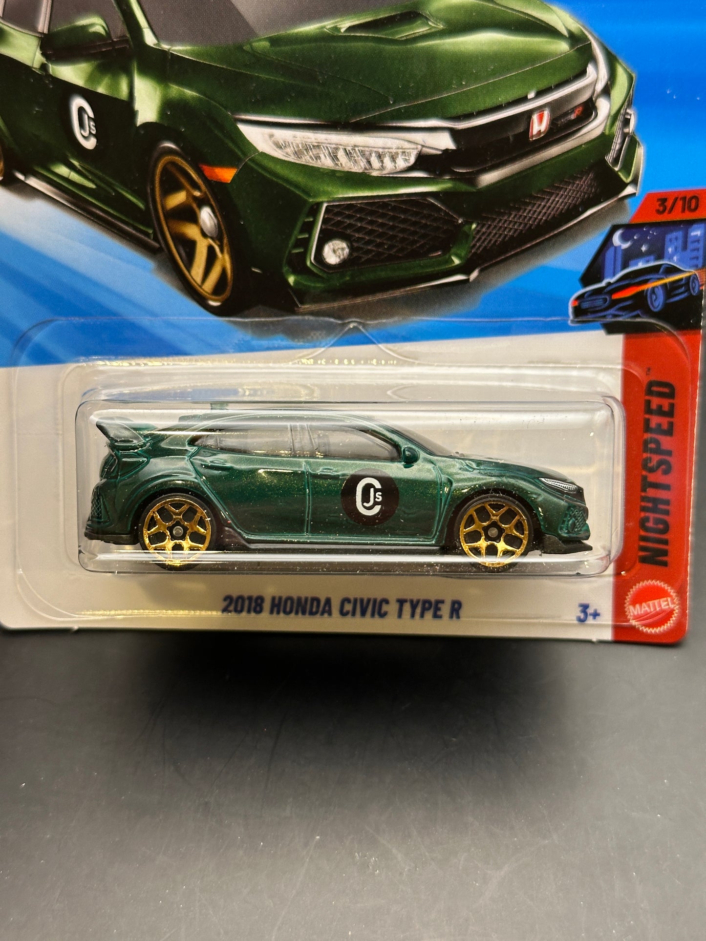 HOT WHEELS - 2018 HONDA CIVIC TYPE R (2026) - HW NIGHTSPEED 3/10
