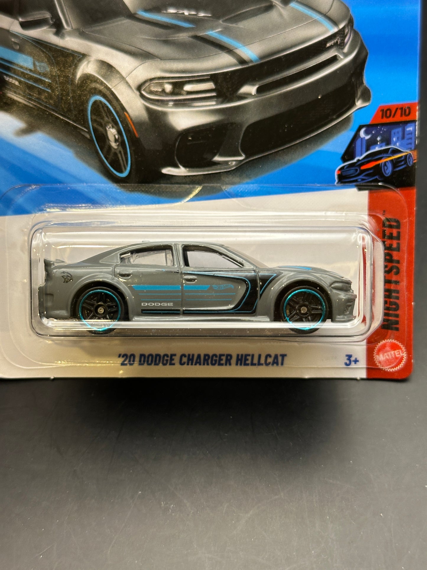 HOT WHEELS - 20 DODGE CHARGER HELLCAT (2026) - HW NIGHTSPEED 10/10