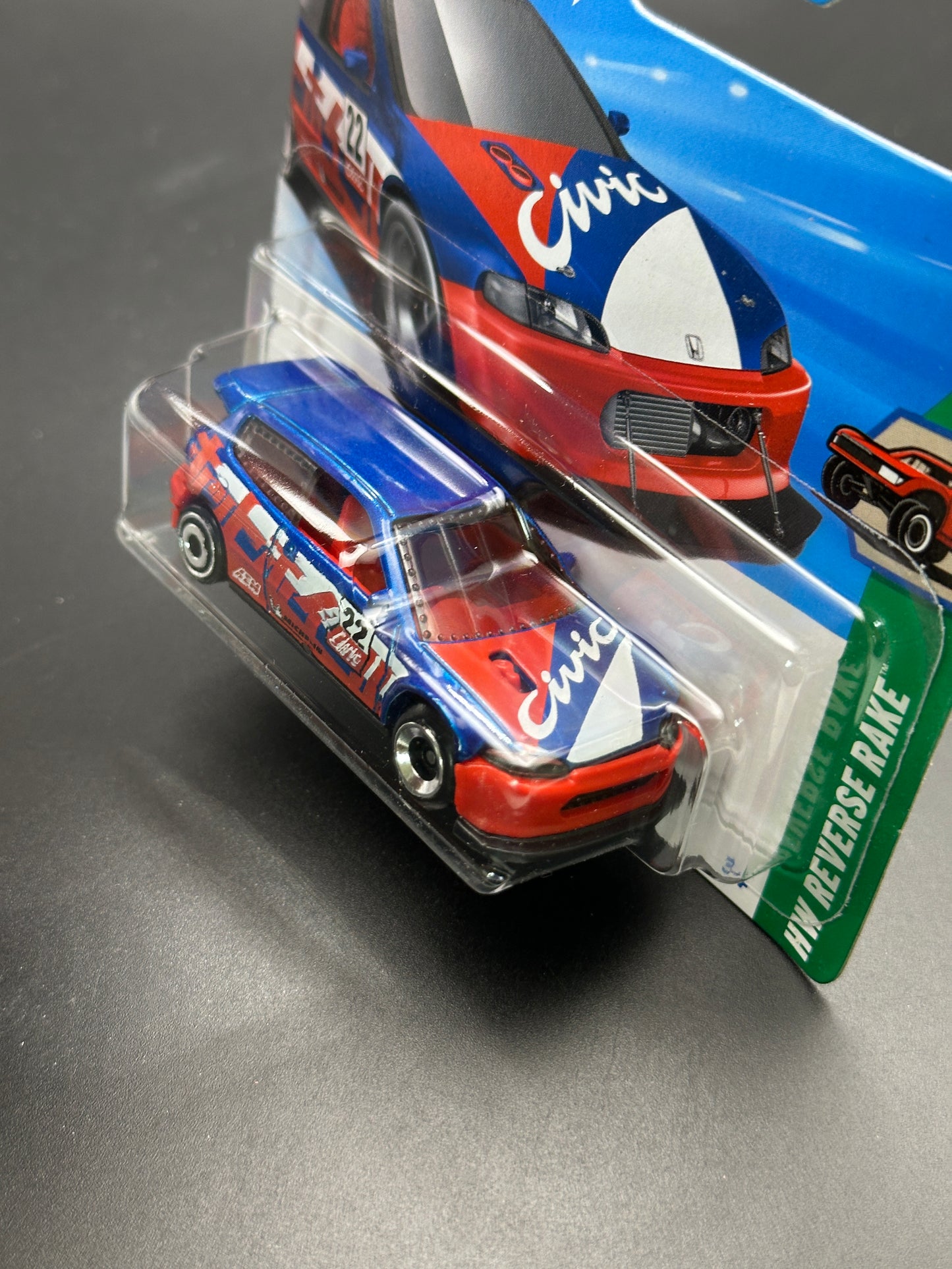 HOT WHEELS - HONDA CIVIC CUSTOM (2025) - HW REVERSE RAKE 5/5
