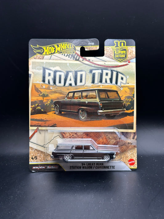 HOT WHEELS - 64 CHEVY NOVA STATION WAGON / CAMIONNETTE (2026) - HW CAR CULTURE ROAD TRIP 4/5