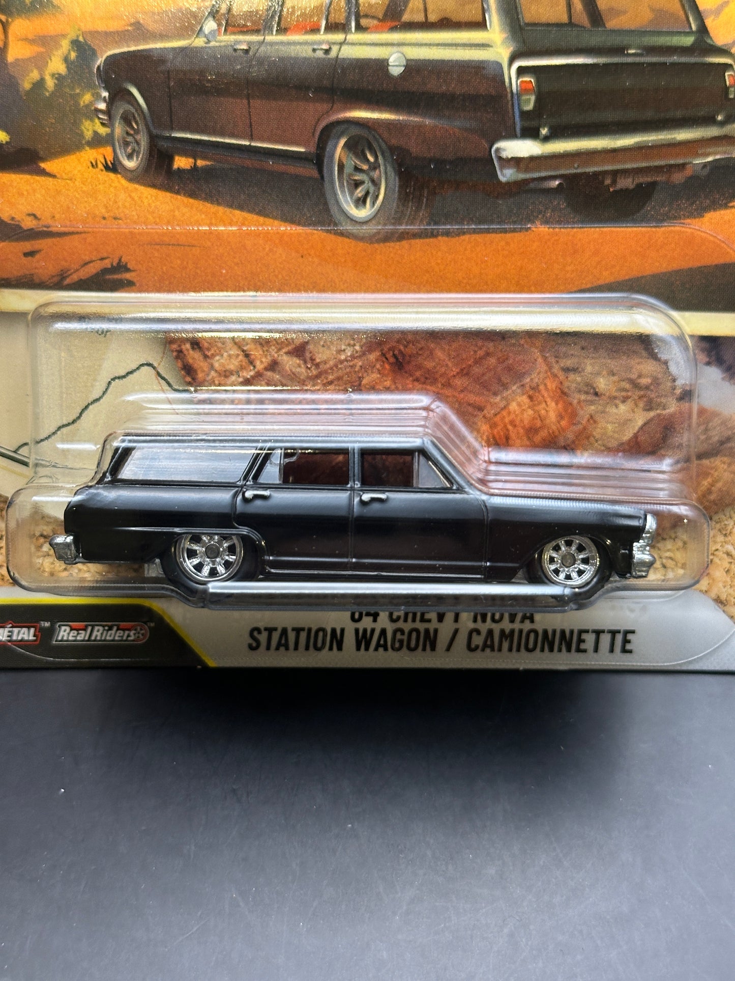 HOT WHEELS - 64 CHEVY NOVA STATION WAGON / CAMIONNETTE (2026) - HW CAR CULTURE ROAD TRIP 4/5
