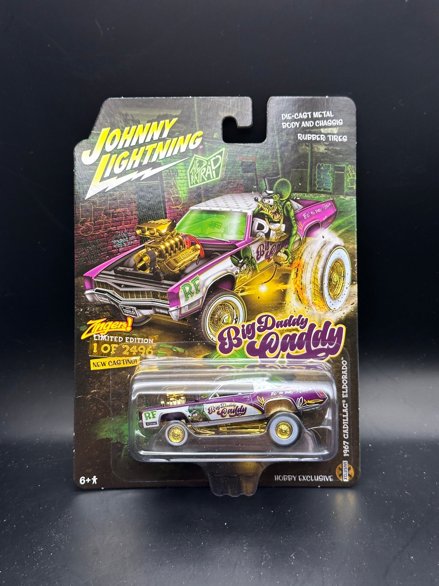JOHNNY LIGHTNING - 1967 CADILLAC ELDORADO - RAT FINK