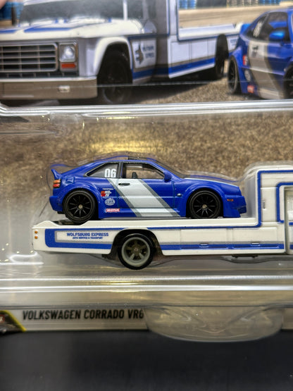 HOT WHEELS - VOLKSWAGEN CORRADO VR6 / RETRO RIG / CAMION (2026) TEAM TRANSPORT #94