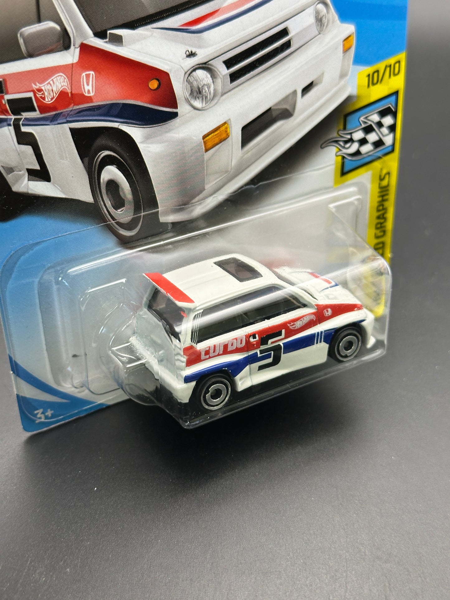 HOT WHEELS - 85 HONDA CITY TUBRO II (2018) - HW SPEED GRAPHICS 10/10