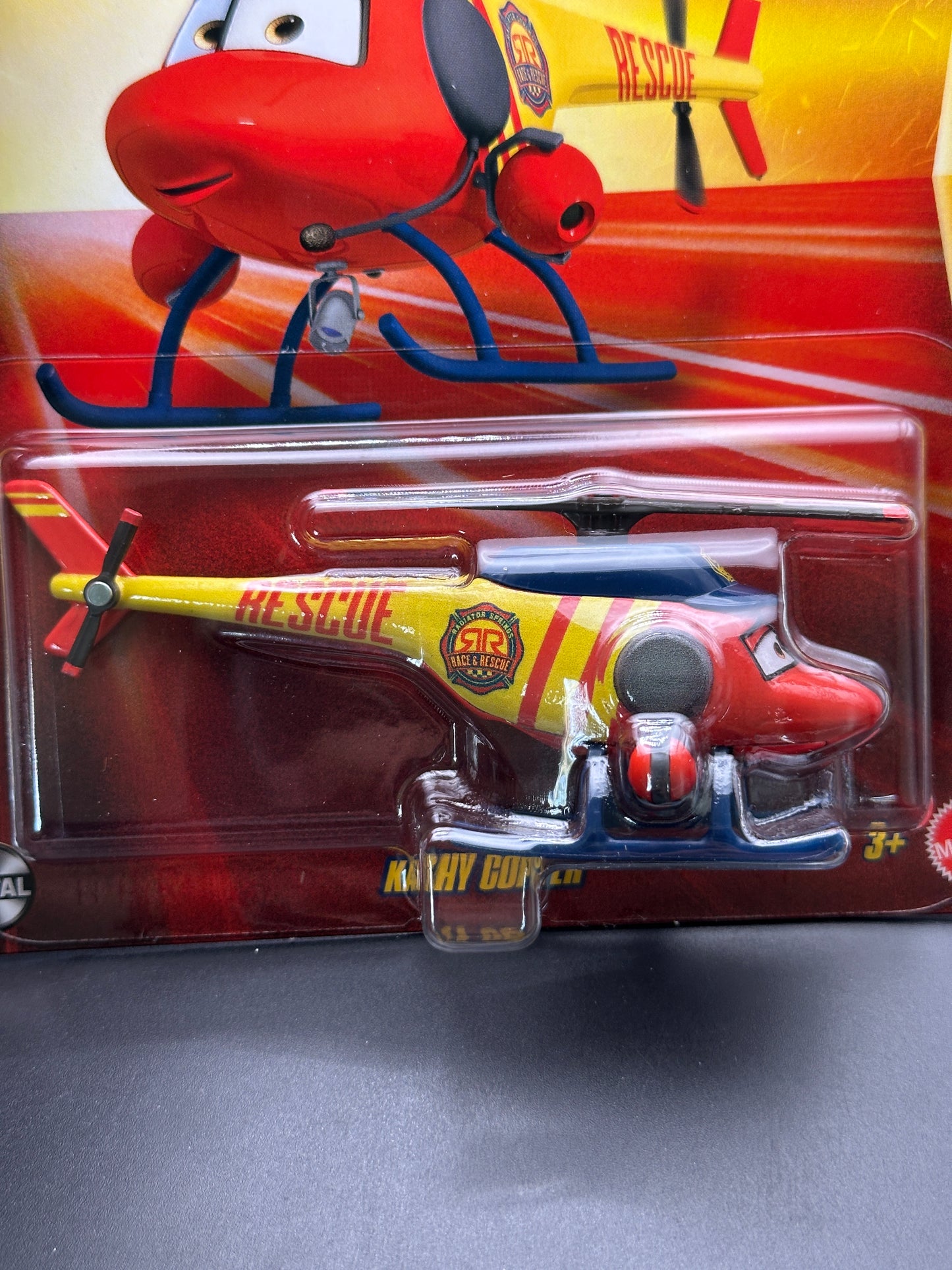 DISNEY PIXAR CARS - KATHY COPTER - RADIATOR SPRINGS RACE AND RESCUE CARS - DIECAST