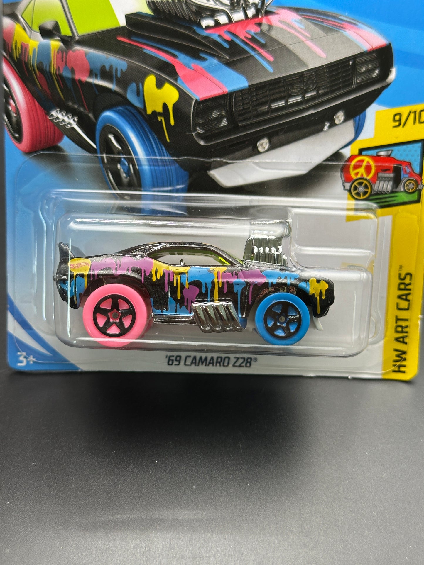 HOT WHEELS - TOONED 69 CAMARO Z28 (2018) - HW ART CARS 9/10