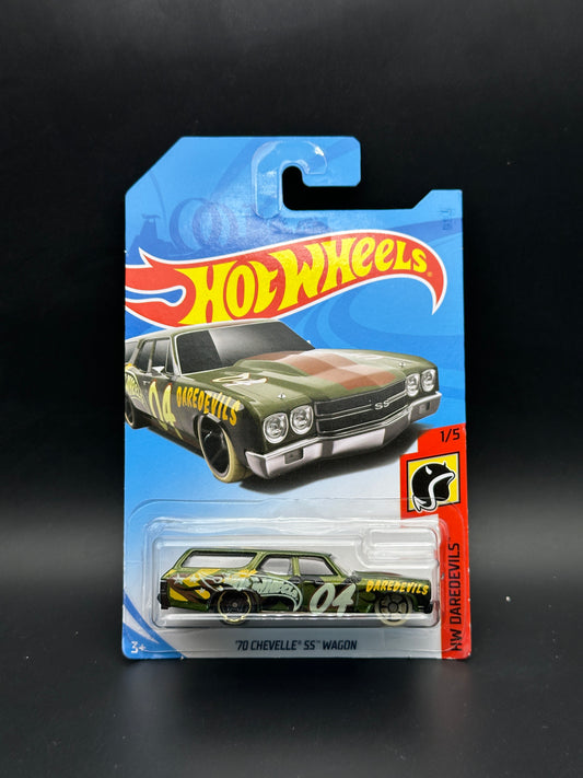 HOT WHEELS - 70 CHEVELLE SS WAGON (2018) - HW DAREDEVILS 1/5