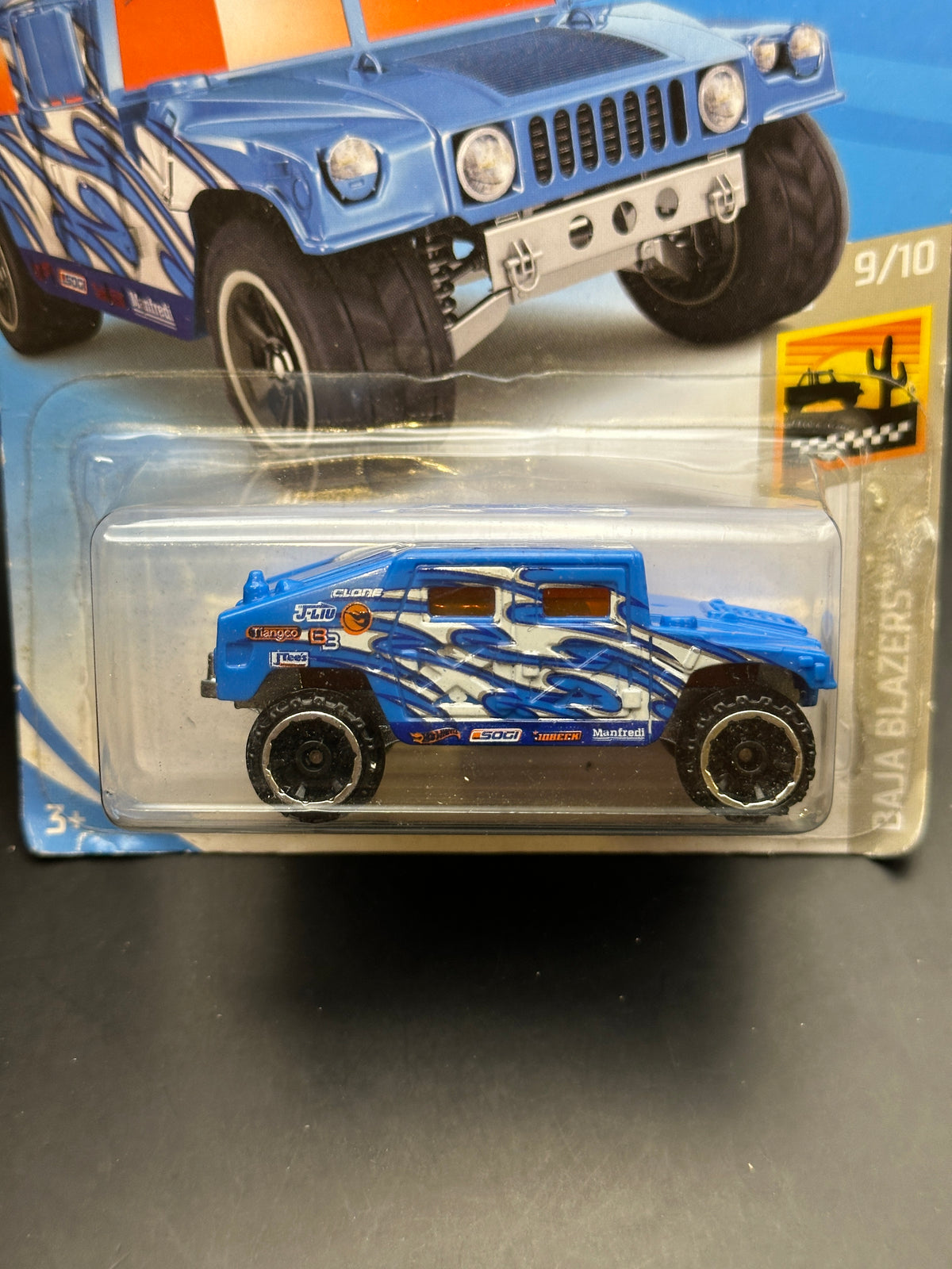 HOT WHEELS - HUMVEE (2019) - TREASURE HUNT - HW BAJA BLAZERS 9/10