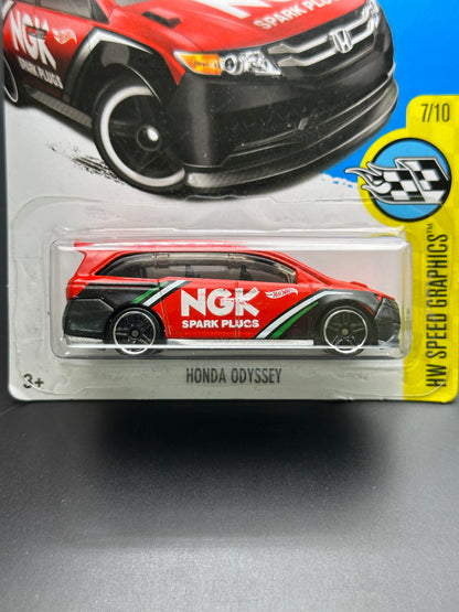 HOT WHEELS - HONDA ODYSSEY (2017) - HW SPEED GRAPHICS 7/10