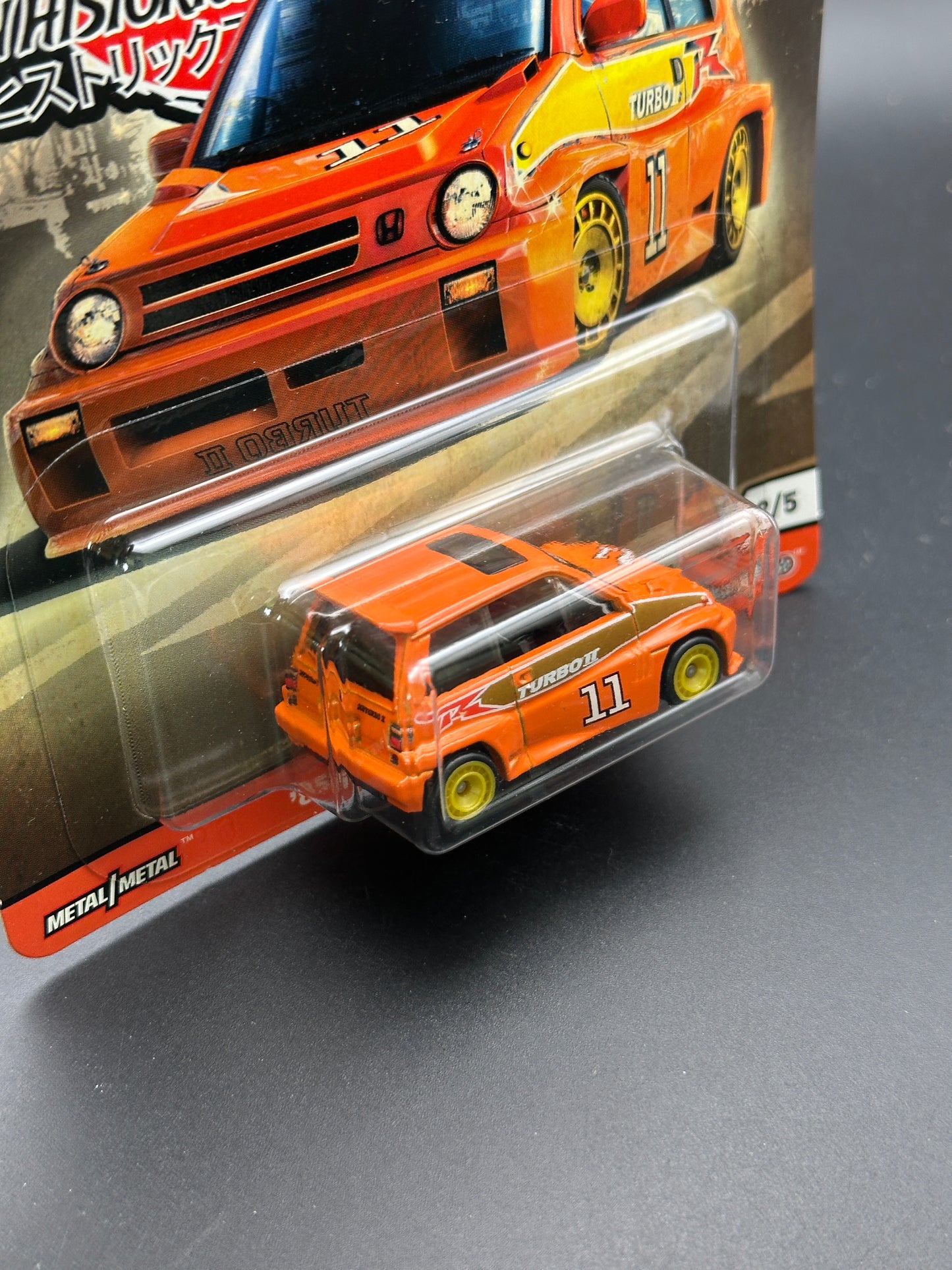 HOT WHEELS - 85 HONDA CITY TURBO II (2020) - CAR CULTURE - JAPAN HISTORICS 3 2/5