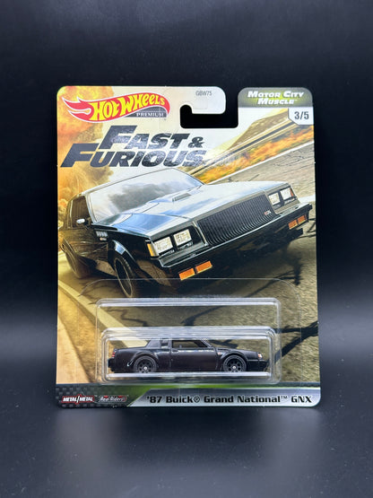 HOT WHEELS - 87 BUICK GRAND NATIONAL GNX (2020) - FAST AND FURIOUS: MOTOR CITY MUSCLE 3/5