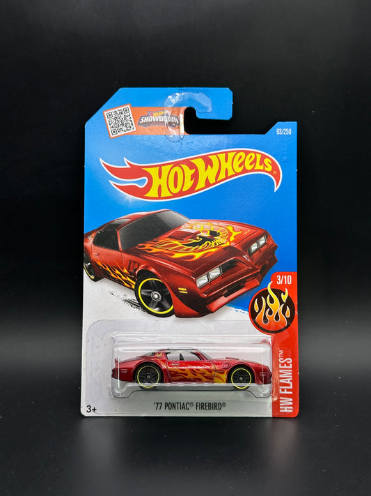 HOT WHEELS - 77 PONTIAC FIREBIRD T/A (2016) - HW FLAMES 3/10