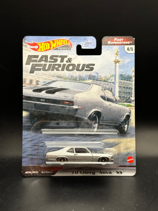 HOT WHEELS - 70 CHEVY NOVA SS (2021) - FAST SUPERSTARS - FAST AND FURIOUS 4/5