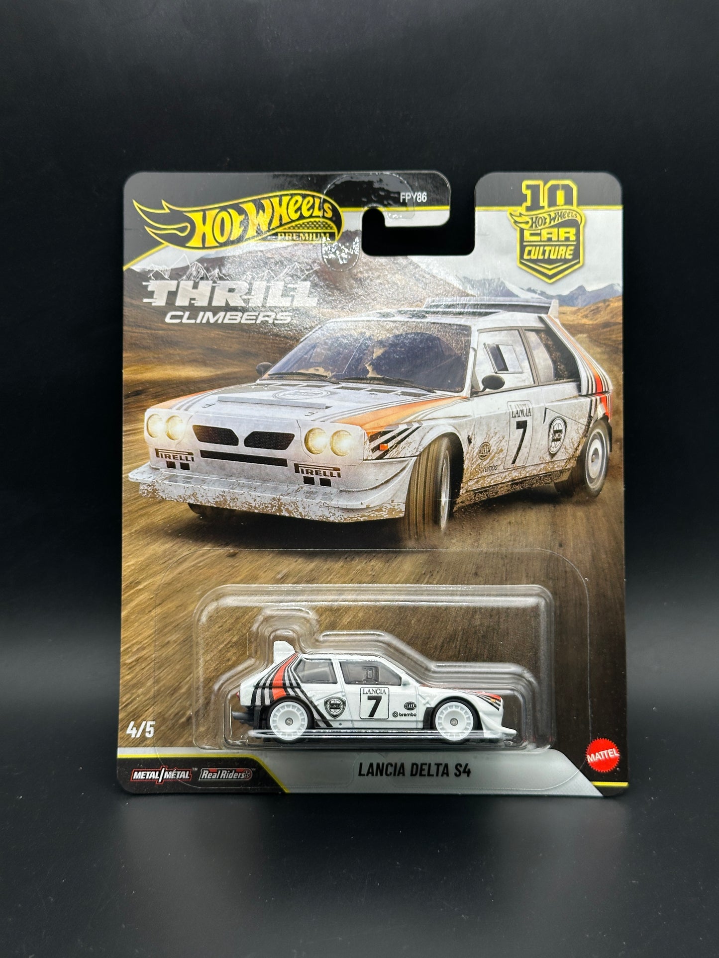 HOT WHEELS - LANCIA DELTA S4 (2026) - CAR CULTURE - THRILL CLIMBERS 4/5
