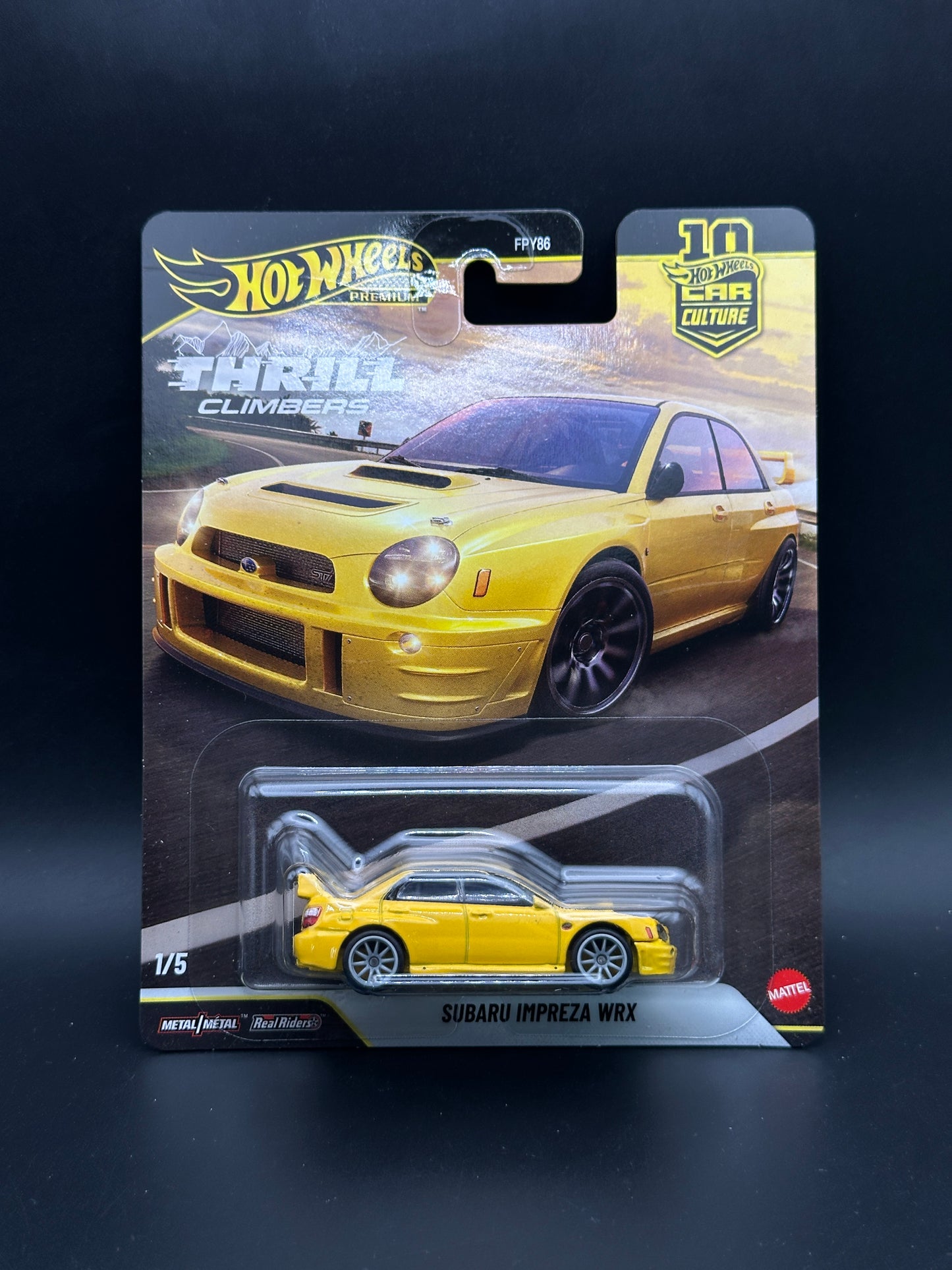 HOT WHEELS - SUBARU IMPREZA WRX (2026) - CAR CULTURE - THRILL CLIMBERS 1/5