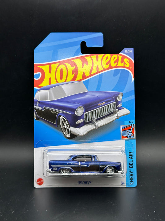 HOT WHEELS - 55 CHEVY (2022) - HW CHEVY BEL AIR 1/5 - SUPER TREASURE HUNT