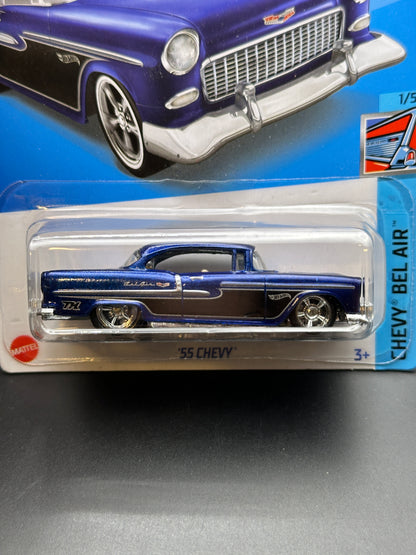 HOT WHEELS - 55 CHEVY (2022) - HW CHEVY BEL AIR 1/5 - SUPER TREASURE HUNT