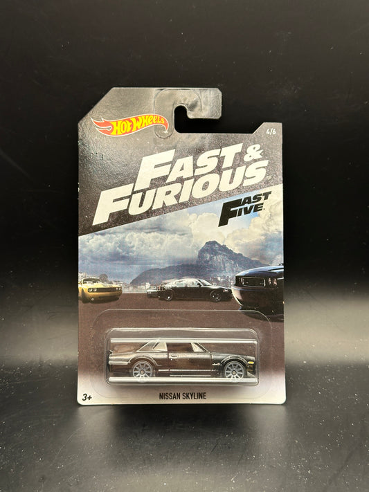 HOT WHEELS - NISSAN SKYLINE (2018) - FAST AND FURIOUS FAST FIVE 4/6
