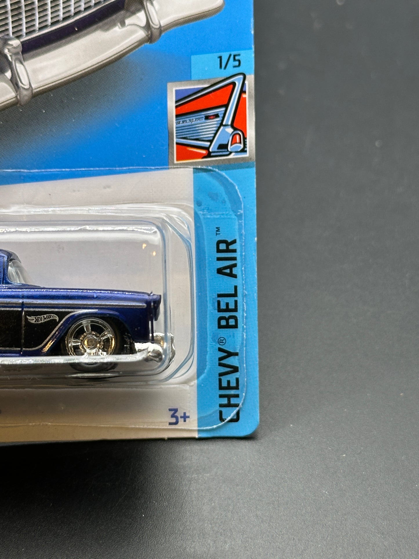 HOT WHEELS - 55 CHEVY (2022) - HW CHEVY BEL AIR 1/5 - SUPER TREASURE HUNT