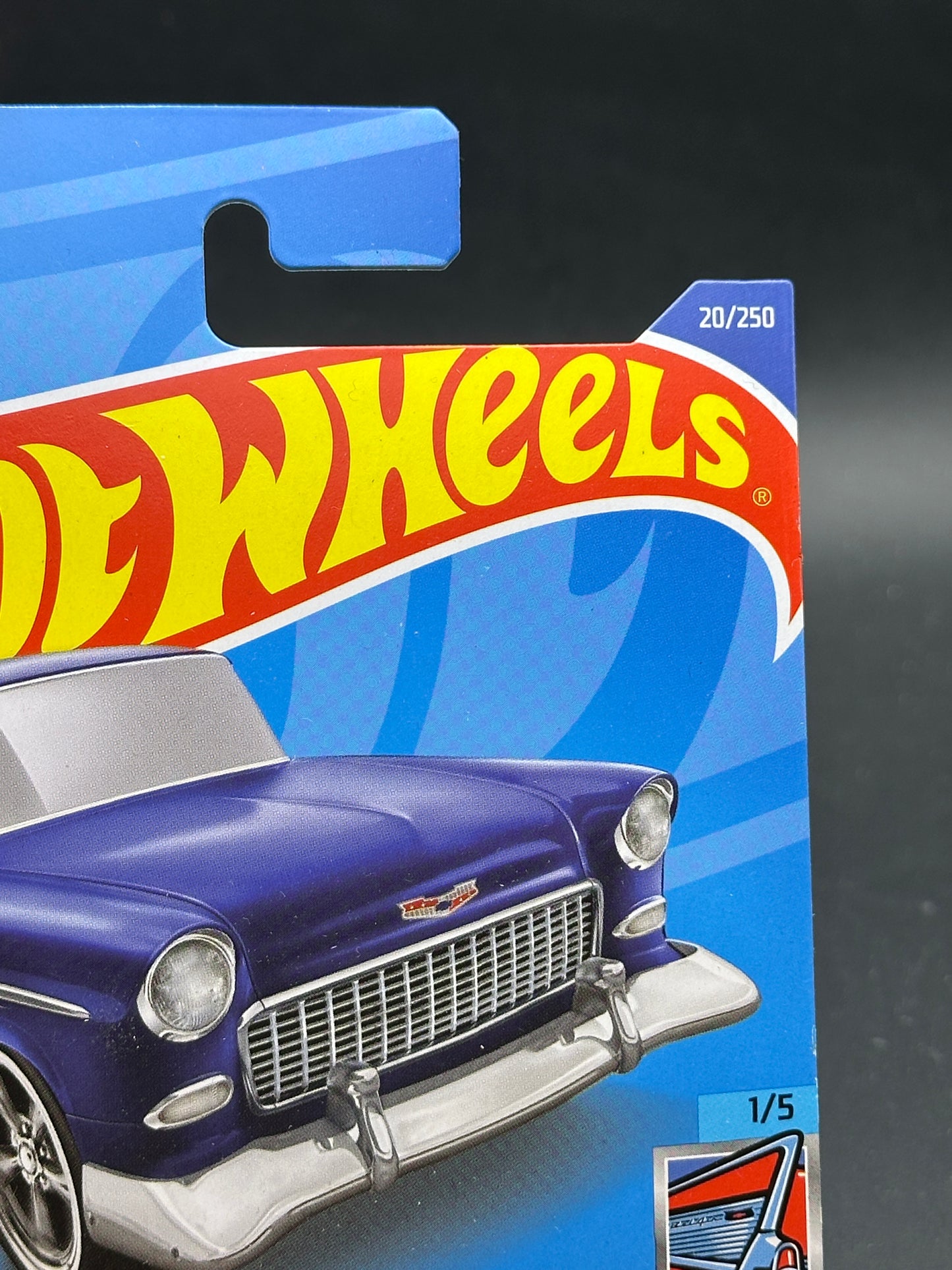 HOT WHEELS - 55 CHEVY (2022) - HW CHEVY BEL AIR 1/5 - SUPER TREASURE HUNT