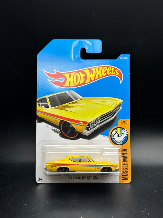 HOT WHEELS - 69 CHEVELLE SS 396 (2017) - HW MUSCLE MANIA 3/10