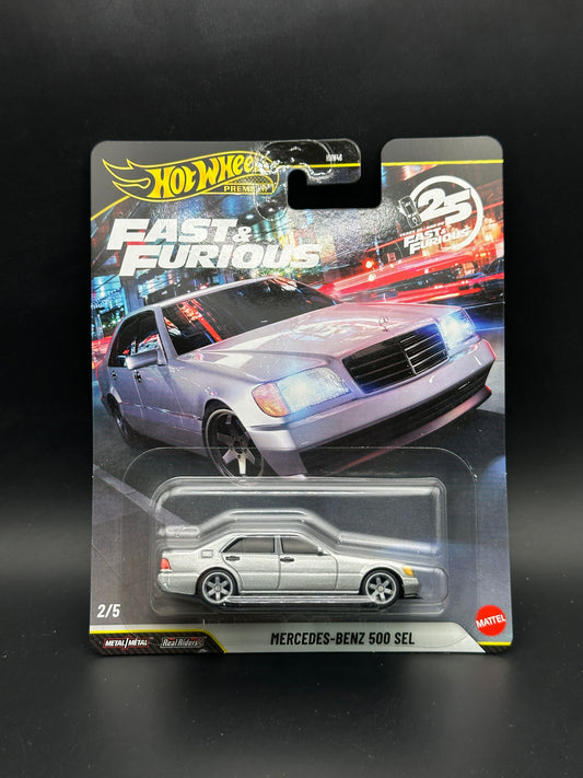 HOT WHEELS - MERCEDES BENZ 500 SEL (2026) - FAST AND FURIOUS 25TH ANNIVERSARY 2/5