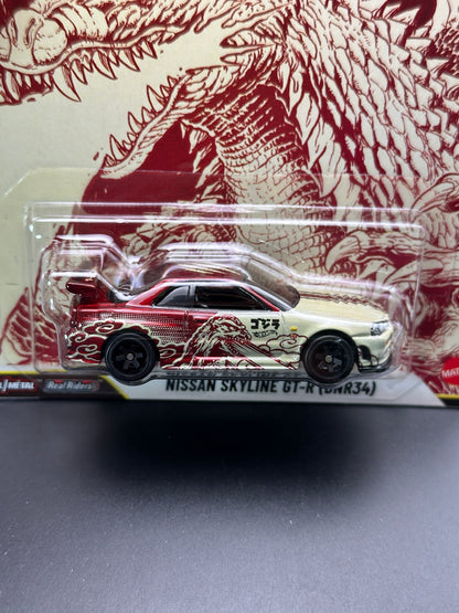 HOT WHEELS - NISSAN SKYLINE GT-R (BNR34) (2026) - GODZILLA - POP CULTURE