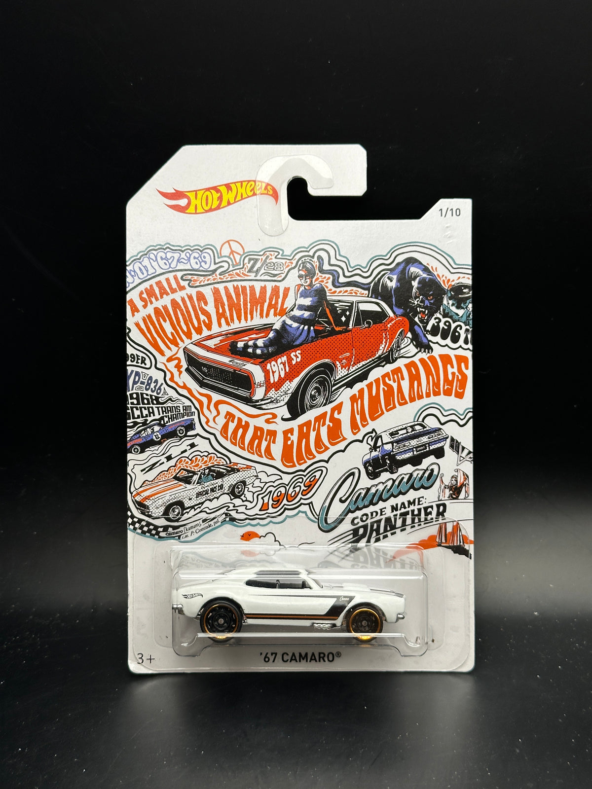 HOT WHEELS - 67 CAMARO (2018) - HW 50th ANNIVERSARY CAMARO 1/10