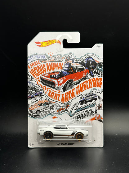 HOT WHEELS - 67 CAMARO (2018) - HW 50th ANNIVERSARY CAMARO 1/10