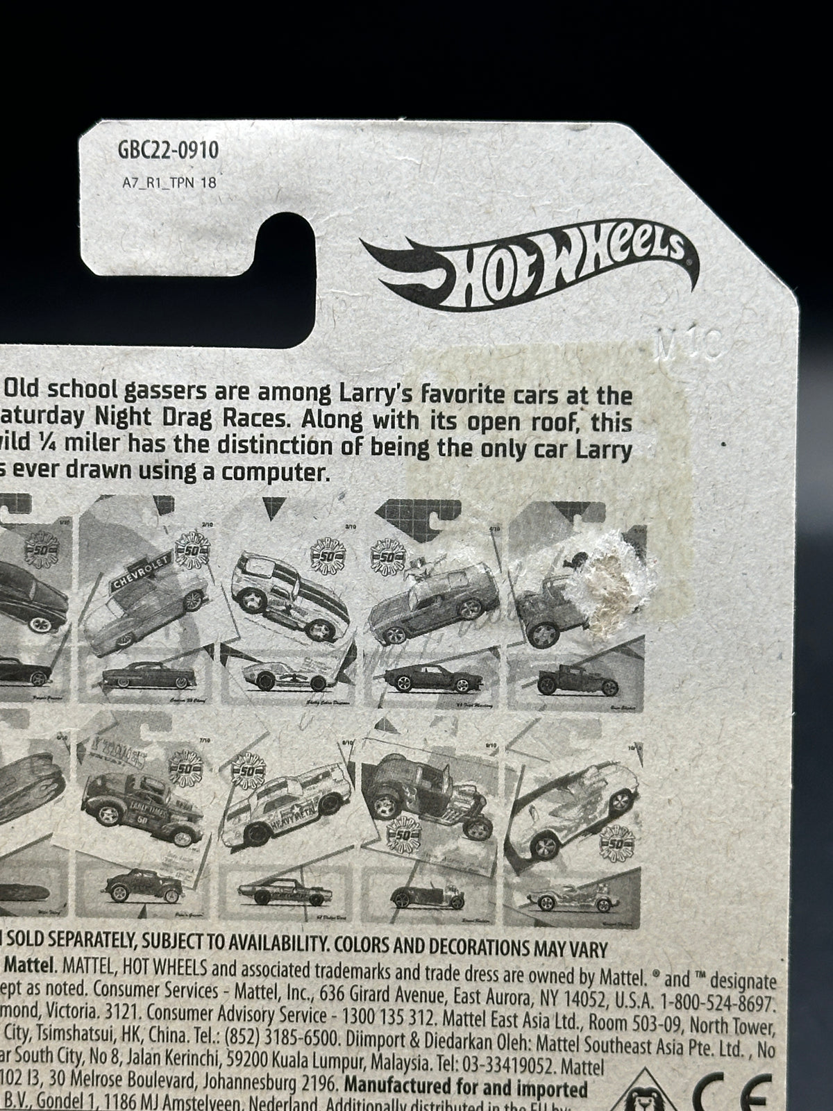 HOT WHEELS - PASS’N GASSER (2019) - LARRY WOOD ANNIVERSARY SERIES 7/10