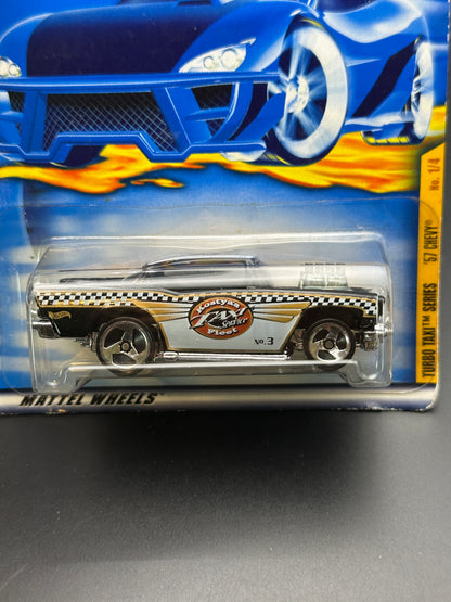 HOT WHEELS - 57 CHEVY (2001) - HW TURBO TAXI SERIES 1/4