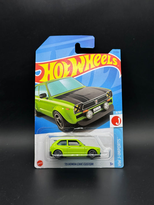 HOT WHEELS - 73 HONDA CIVIC CUSTOM (2023) - HW J IMPORTS 8/10