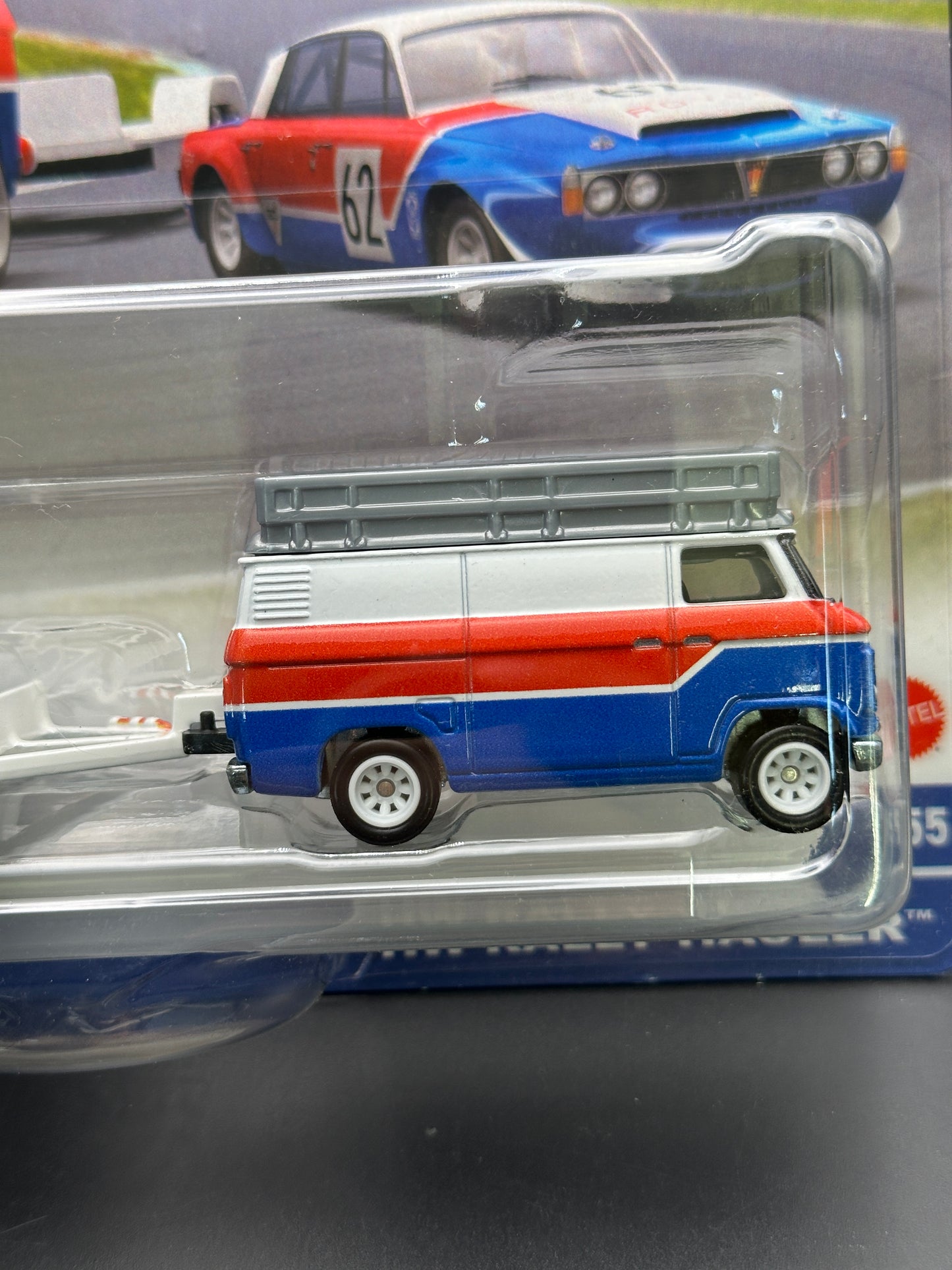 HOT WHEELS - 70 ROVER P6 GROUP 2 / HW RALLY HAULER (2023) - TEAM TRANSPORT #55