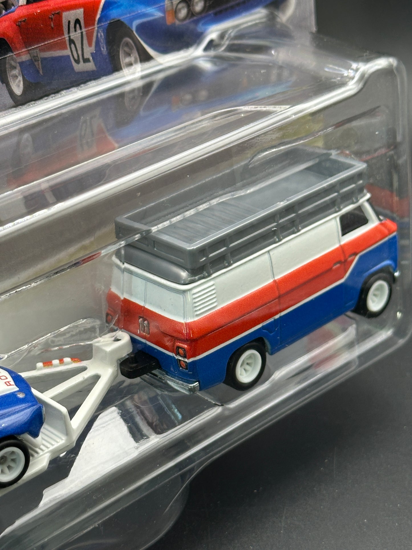 HOT WHEELS - 70 ROVER P6 GROUP 2 / HW RALLY HAULER (2023) - TEAM TRANSPORT #55