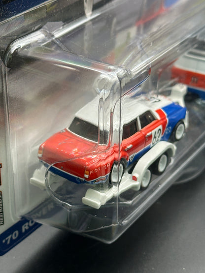 HOT WHEELS - 70 ROVER P6 GROUP 2 / HW RALLY HAULER (2023) - TEAM TRANSPORT #55