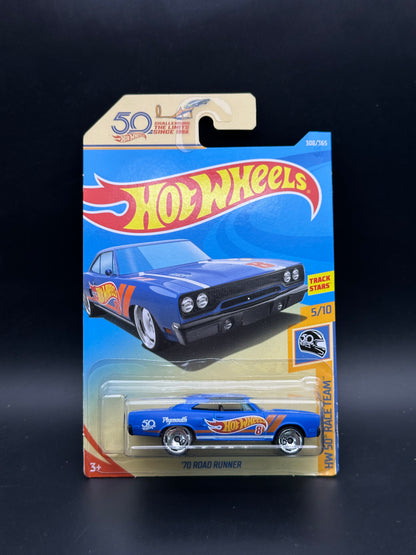 HOT WHEELS - 70 ROAD RUNNER (2018) - HW 50th RACE TEAM 5/10