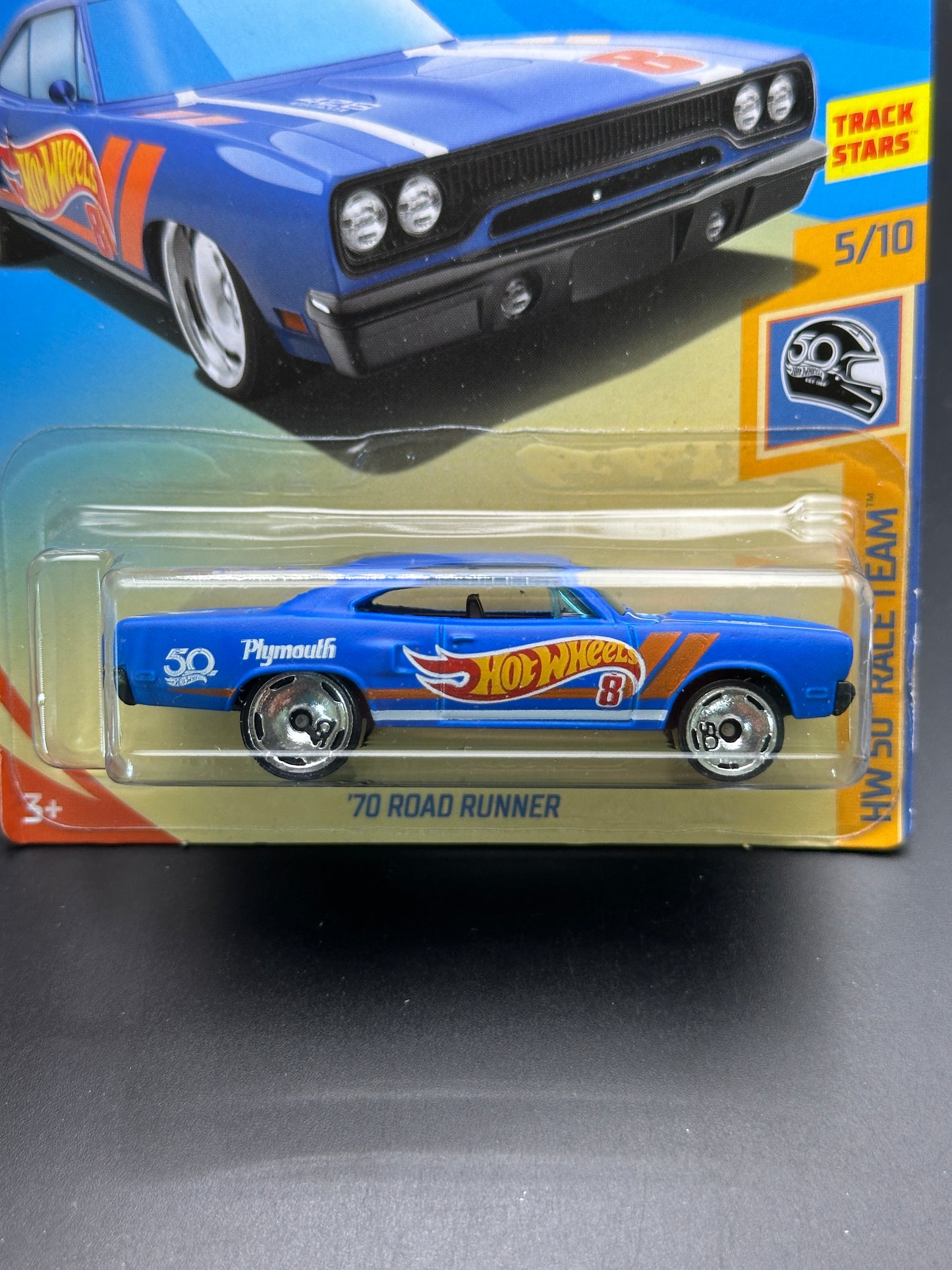 HOT WHEELS - 70 ROAD RUNNER (2018) - HW 50th RACE TEAM 5/10