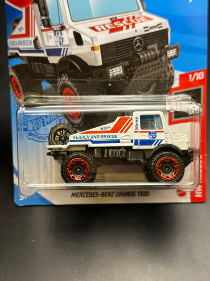 HOT WHEELS - MERCEDES BENZ UNIMOG 1300 (2021) - HW RESCUE 1/10