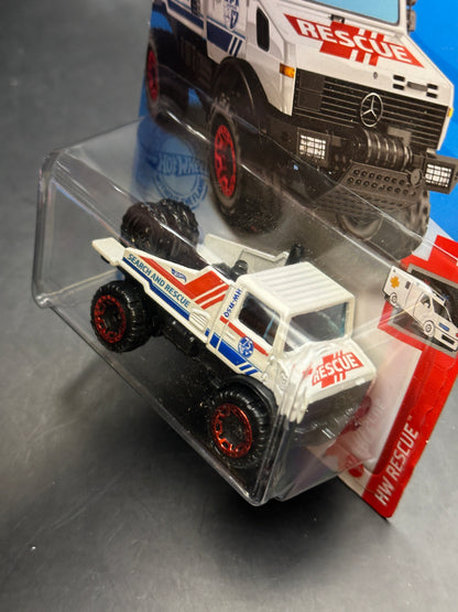 HOT WHEELS - MERCEDES BENZ UNIMOG 1300 (2021) - HW RESCUE 1/10