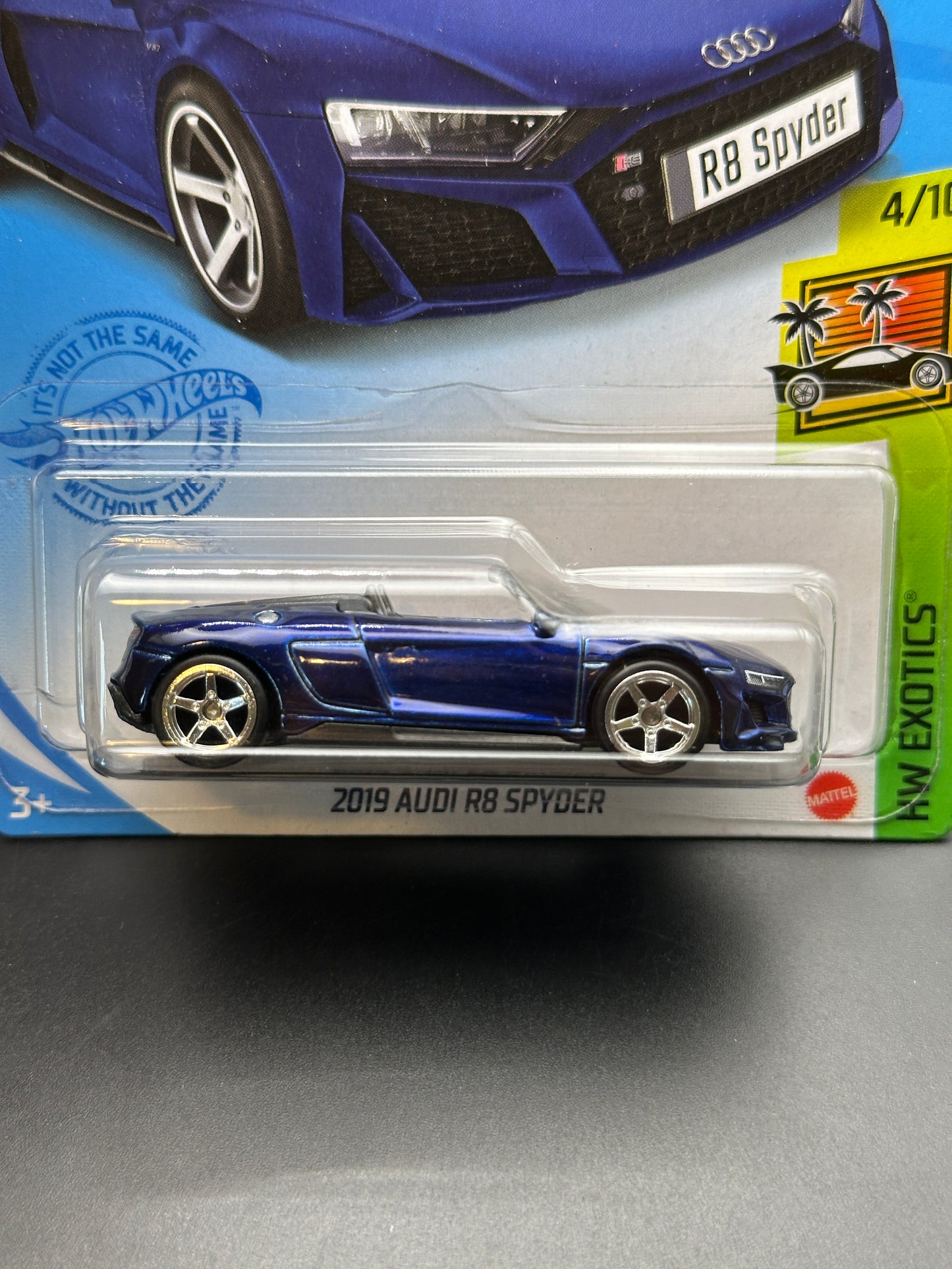 HOT WHEELS - 2019 AUDI R8 SYPDER (2019) - HW EXOTICS 4/10 - SUPER TREASURE HUNT