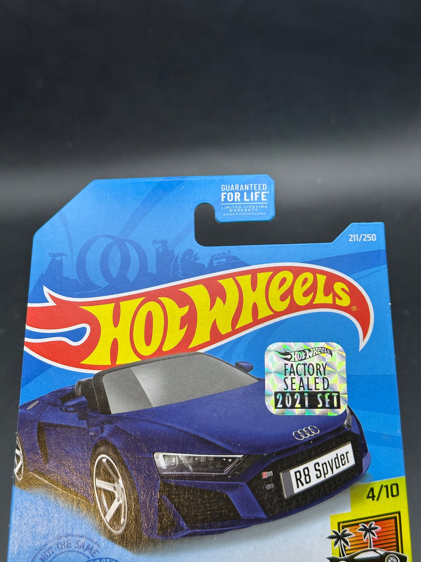 HOT WHEELS - 2019 AUDI R8 SYPDER (2019) - HW EXOTICS 4/10 - SUPER TREASURE HUNT