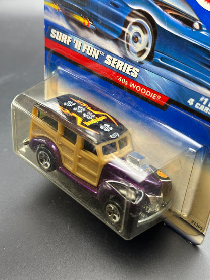 HOT WHEELS - 40 WOODIE (1999) - HW SURF N FUN SERIES 1/4