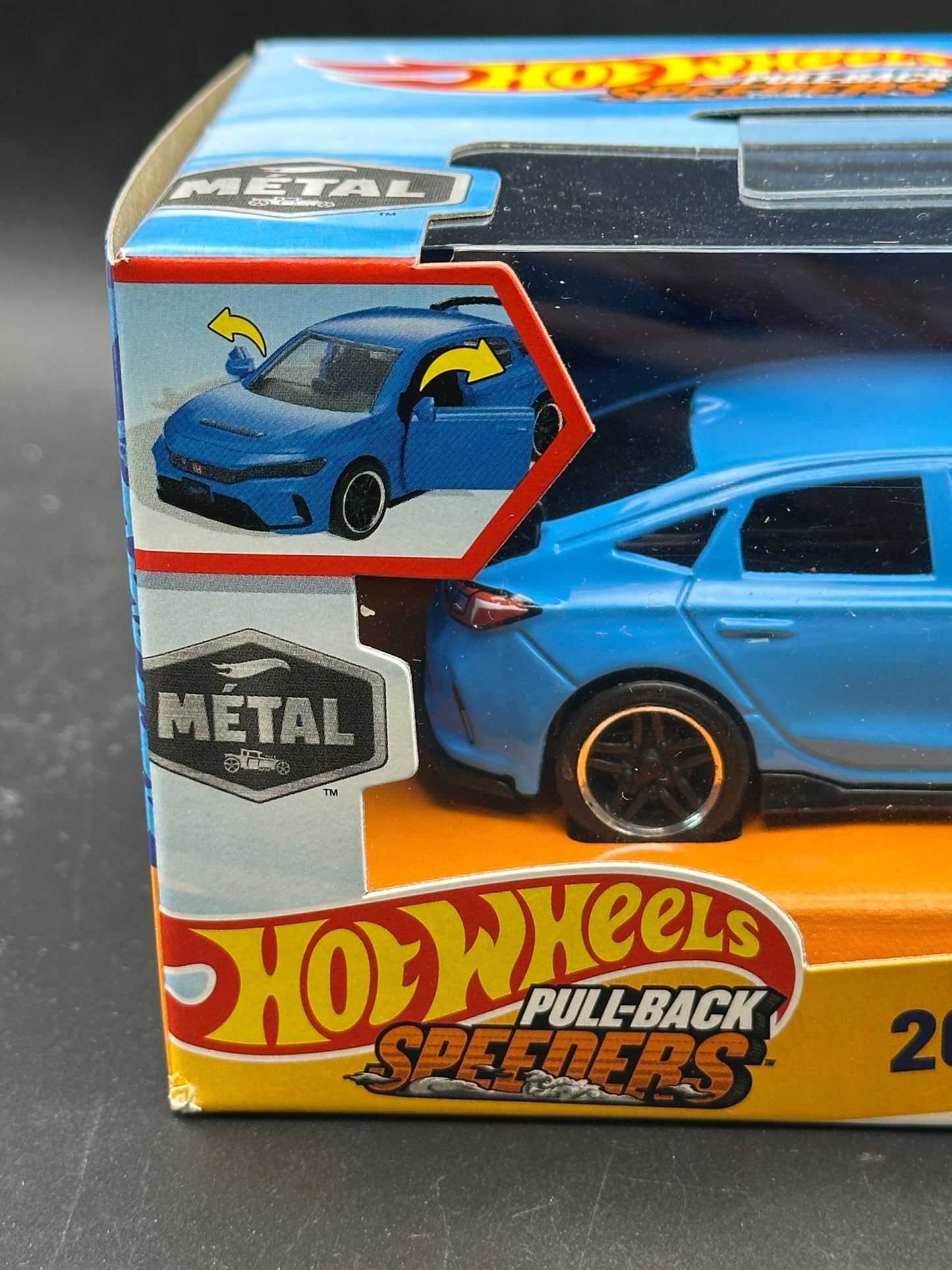 HOT WHEELS - 2023 HONDA CIVIC TYPE R (2025) - HW FACTORY FRESH - PULL BACK SPEEDERS