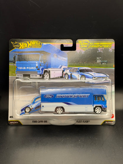 HOT WHEELS - FORD CAPRI GR5 / FLEET FLYER (2026) TEAM TRANSPORT #88