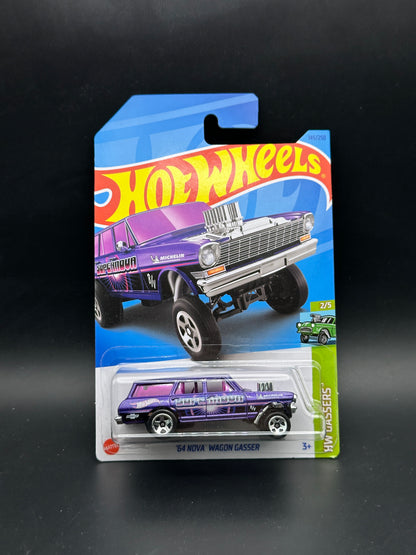 HOT WHEELS - 64 NOVA WAGON GASSER (2023) - HW GASSERS 2/5
