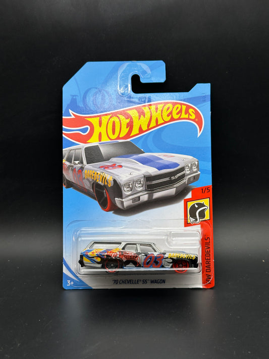 HOT WHEELS - 70 CHEVELLE SS WAGON (2018) - HW DAREDEVILS 1/5