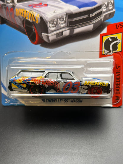 HOT WHEELS - 70 CHEVELLE SS WAGON (2018) - HW DAREDEVILS 1/5